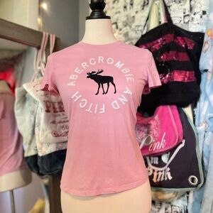 Abercrombie & Fitch Light Pink Tee Shirt